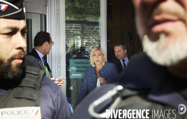 Marine Le Pen au tribunal de Paris