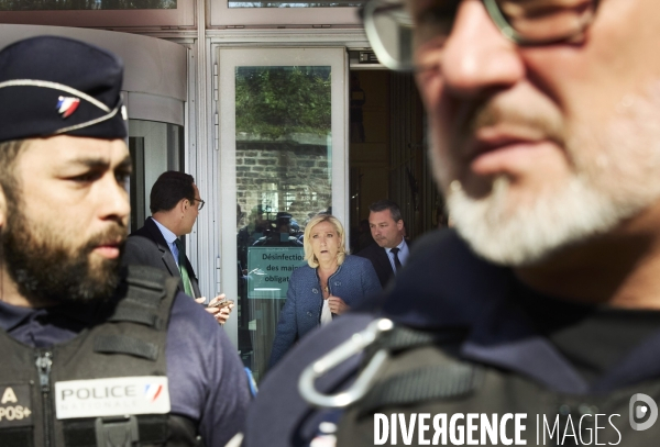Marine Le Pen au tribunal de Paris