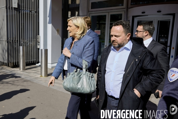 Marine Le Pen au tribunal de Paris