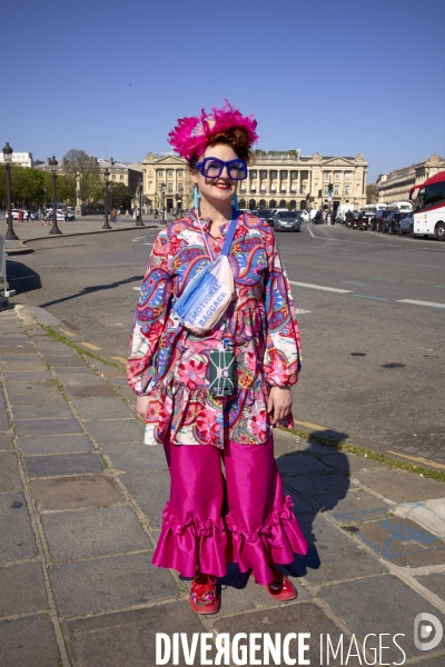 Touristes , portraits à Paris