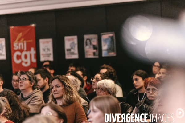 Soiree de soutien a l’audiovisuel public