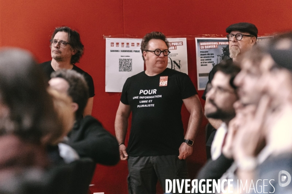 Soiree de soutien a l’audiovisuel public