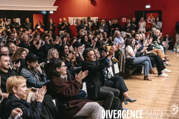 Soiree de soutien a l’audiovisuel public