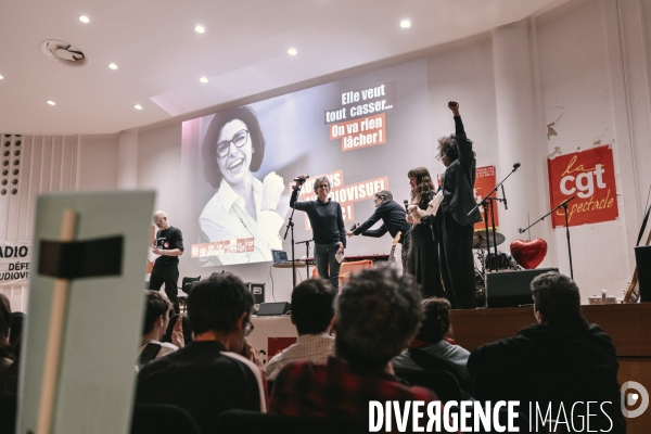 Soiree de soutien a l’audiovisuel public