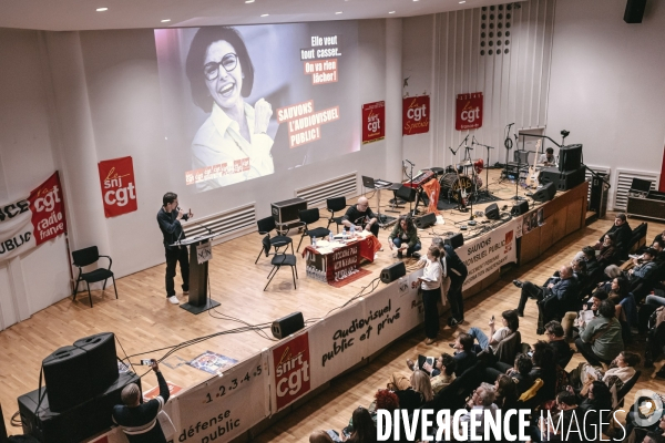 Soiree de soutien a l’audiovisuel public