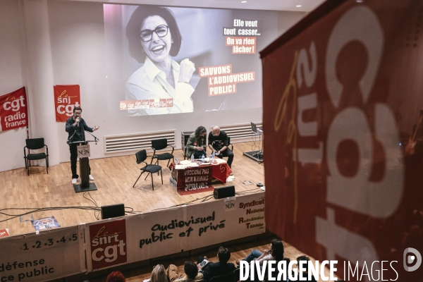 Soiree de soutien a l’audiovisuel public
