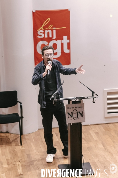 Soiree de soutien a l’audiovisuel public