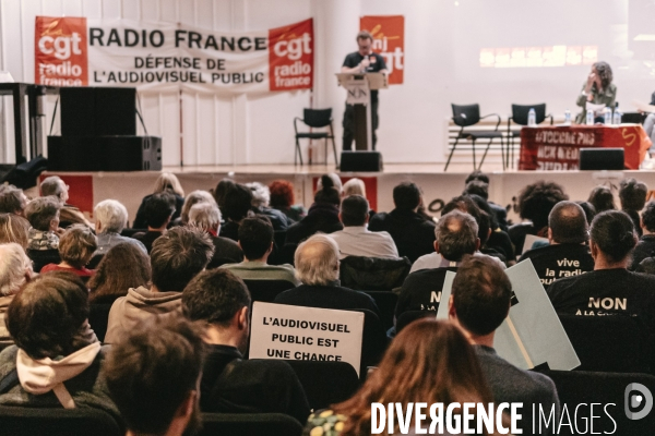 Soiree de soutien a l’audiovisuel public