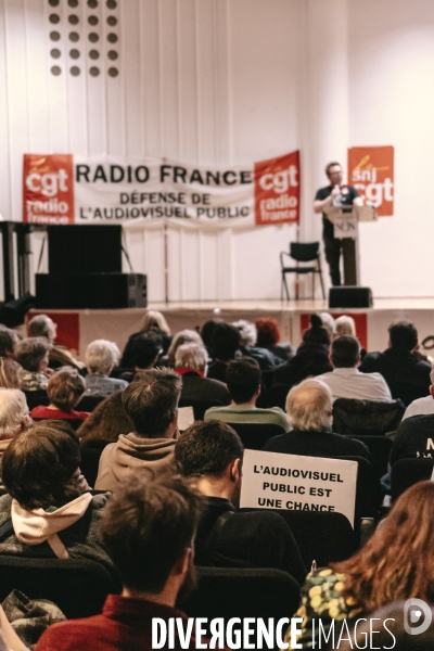 Soiree de soutien a l’audiovisuel public