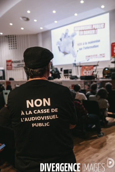 Soiree de soutien a l’audiovisuel public
