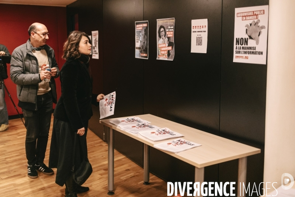 Soiree de soutien a l’audiovisuel public