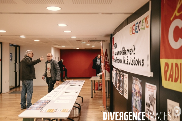Soiree de soutien a l’audiovisuel public