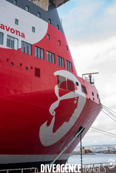 A bord du Vizzanova en maintenance