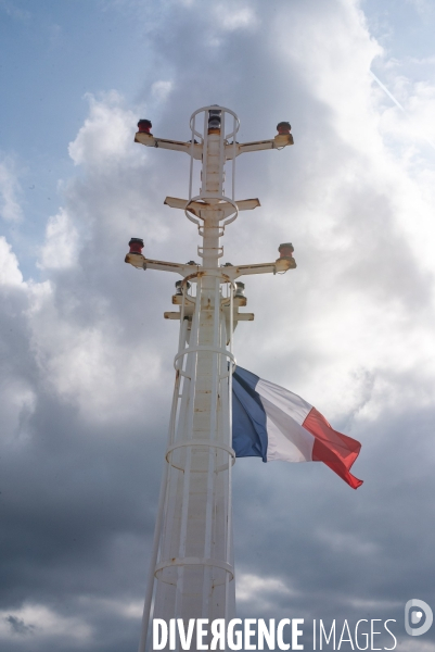 A bord du Vizzanova en maintenance