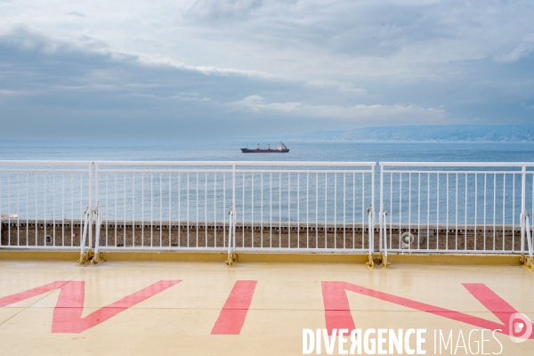 A bord du Vizzanova en maintenance