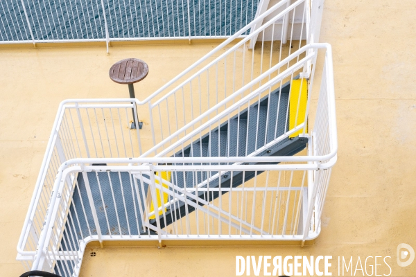A bord du Vizzanova en maintenance