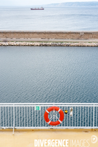A bord du Vizzanova en maintenance