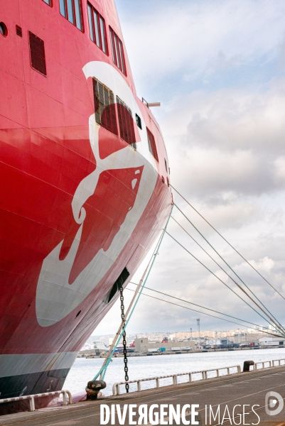 A bord du Vizzanova en maintenance