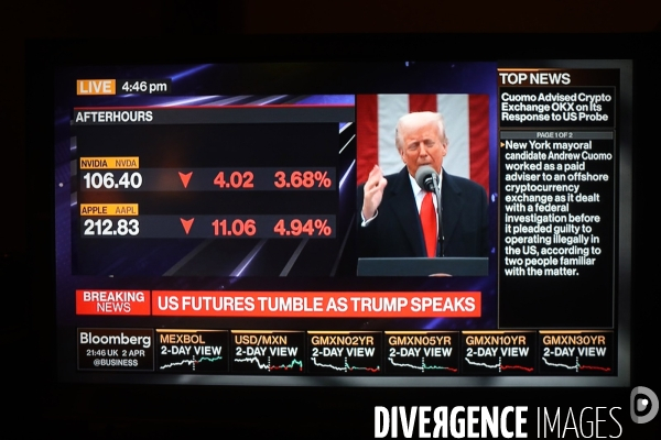 TRUMP annonce les taxes douanieres