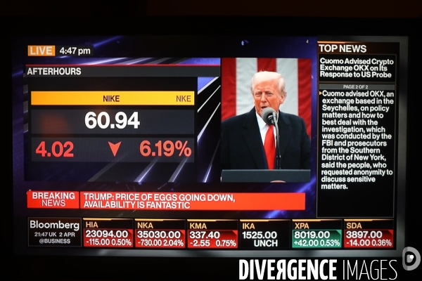 TRUMP annonce les taxes douanieres