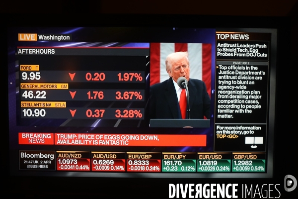 TRUMP annonce les taxes douanieres