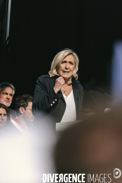 Manifestation du RN en soutien à Marine Le Pen