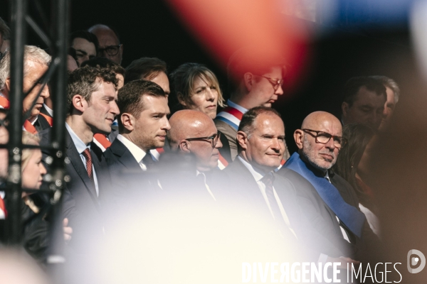 Manifestation du RN en soutien à Marine Le Pen