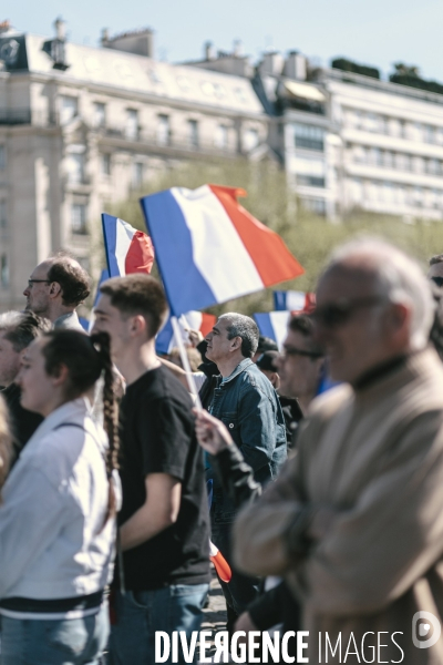 Manifestation du RN en soutien à Marine Le Pen
