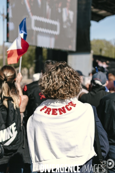 Manifestation du RN en soutien à Marine Le Pen