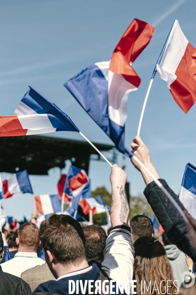 Manifestation du RN en soutien à Marine Le Pen