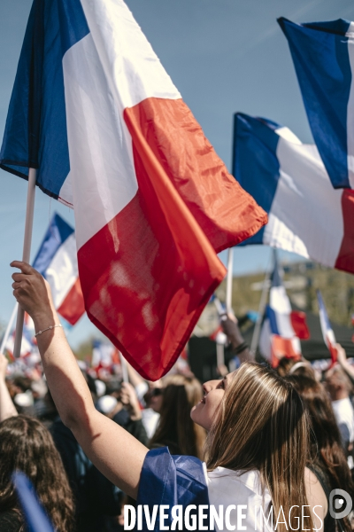 Manifestation du RN en soutien à Marine Le Pen