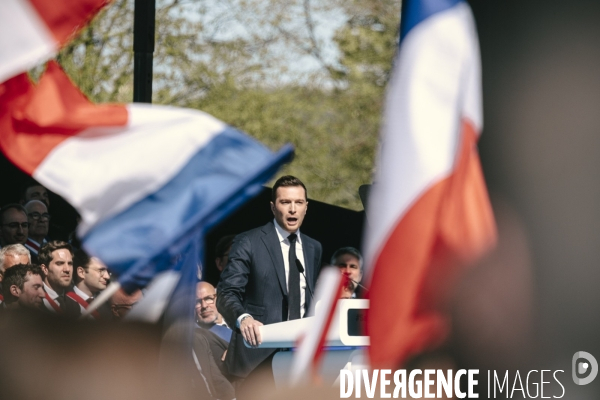 Manifestation du RN en soutien à Marine Le Pen
