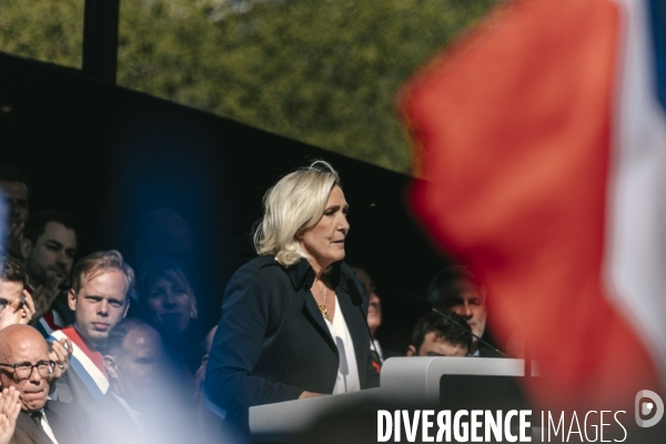 Manifestation du RN en soutien à Marine Le Pen