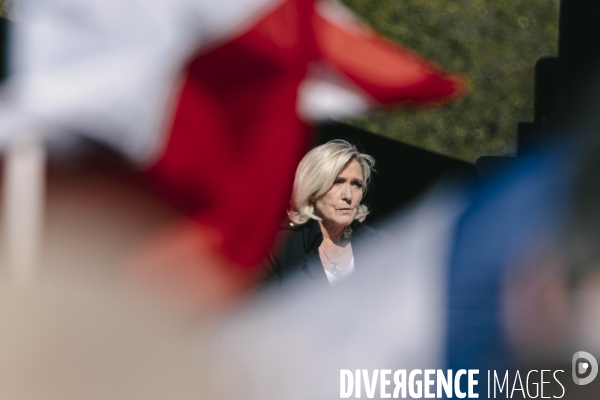 Manifestation du RN en soutien à Marine Le Pen