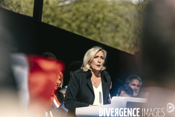 Manifestation du RN en soutien à Marine Le Pen