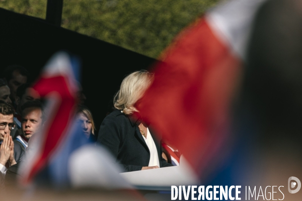 Manifestation du RN en soutien à Marine Le Pen
