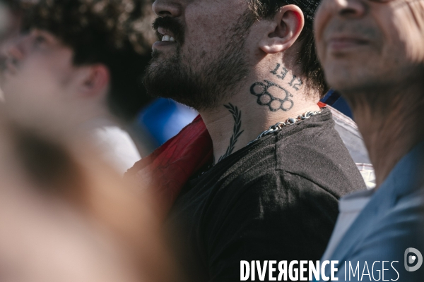 Manifestation du RN en soutien à Marine Le Pen