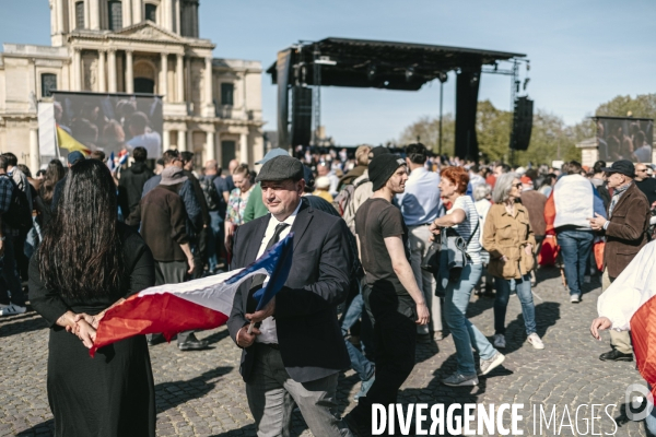 Manifestation du RN en soutien à Marine Le Pen