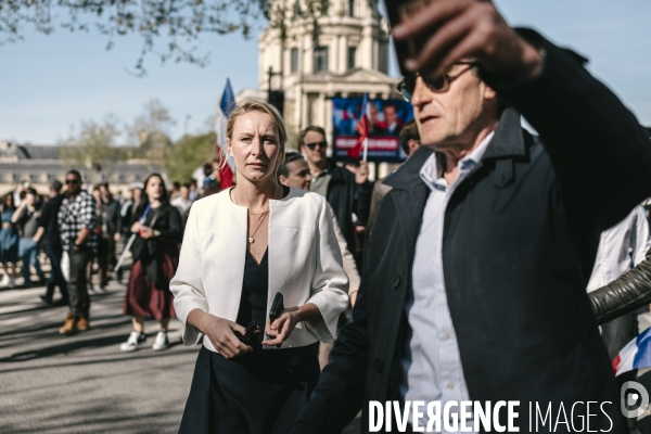 Manifestation du RN en soutien à Marine Le Pen
