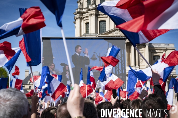 Rassemblement de soutien à Marine Le Pen