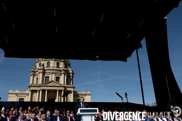 Rassemblement de soutien à Marine Le Pen Paris,  condamnée par la justice, Rally in support of Marine Le Pen, convicted by the justice Paris,