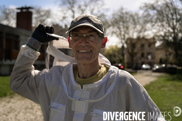 Apiculture : Visite de printemps d’un rucher Grenoblois
