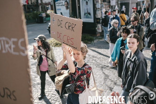 Manifestation des travailleurs-euses de l art, de la culture et d étudiants