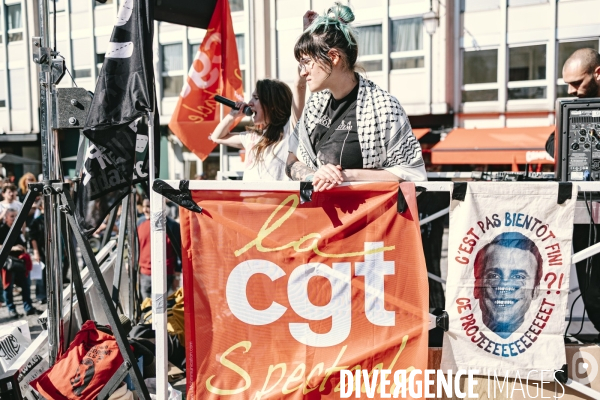 Manifestation des travailleurs-euses de l art, de la culture et d étudiants