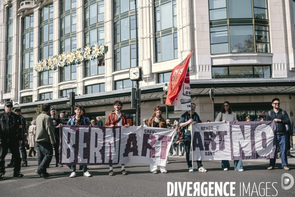 Manifestation des travailleurs-euses de l art, de la culture et d étudiants