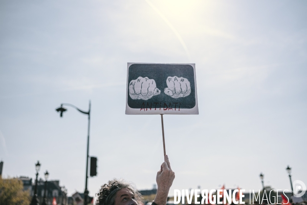 Manifestation des travailleurs-euses de l art, de la culture et d étudiants