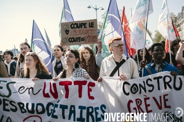 Manifestation des travailleurs-euses de l art, de la culture et d étudiants