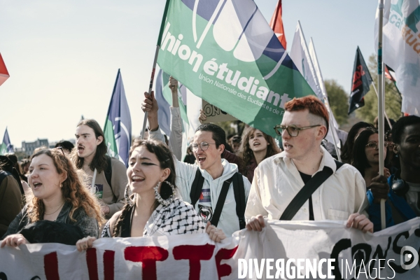 Manifestation des travailleurs-euses de l art, de la culture et d étudiants
