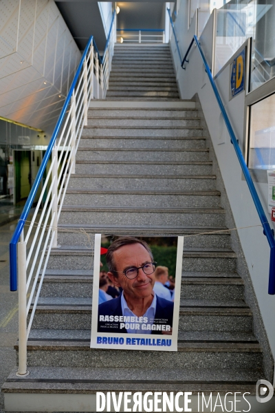 Bruno Retailleau / Campagne pour la présidence du parti Les Républicains