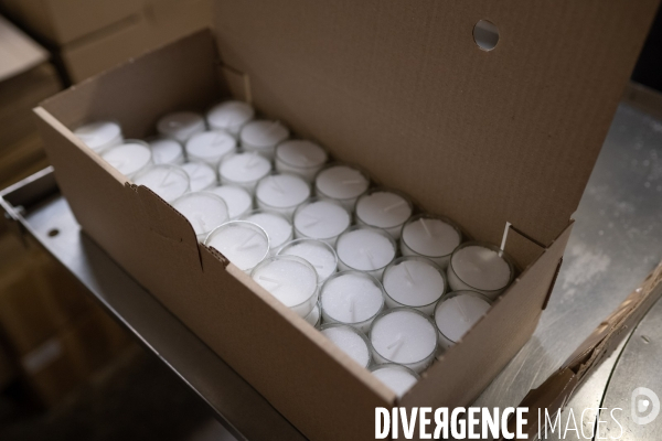 Entreprise de fabrication de cierges et bougies